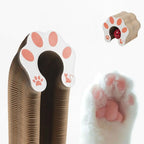 Magic Organ Cat Scratcher Board with Ball - Foldable Corrugated Scratching Toy