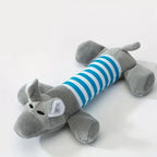 Squeaky Plush Dog Toy | Pig, Duck & Elephant Design Chew Toy for Interactive Play & Training