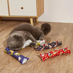 Interactive Plush Cat Teaser Stick - Durable Bite-Resistant Wand Toy