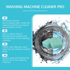 12PCS Washing Machine Cleaning Tablets | Remove Pet Hair, Odors & Deep Clean Laundry Machine