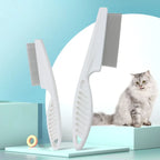 Stainless Steel Flea Comb for Dogs & Cats – Fine Tooth Pet Grooming & Hair Removal Comb
