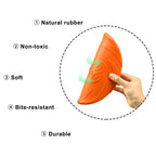 OUZEY Bite Resistant Flying Disc Dog Toy | Outdoor Training & Interactive Fetch Toy for Dogs
