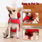 Reversible Winter Pet Coat - Reflective Warm Jacket for Small & Medium Dogs & Cats