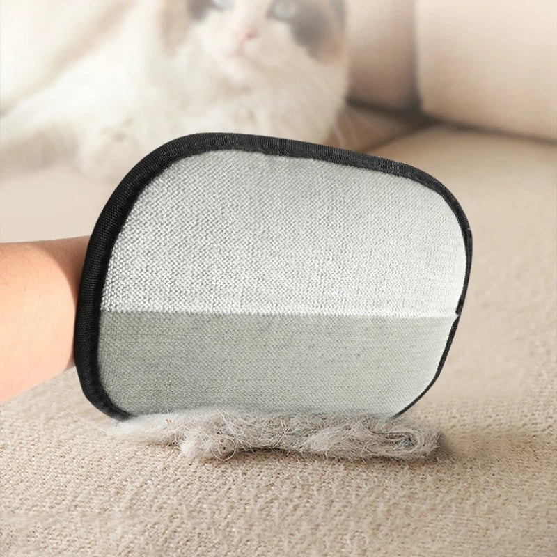 Pet Grooming Gloves Hair Remover | Dog & Cat Cleaning Glove