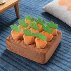 Dog Snuffle Mat - Interactive Slow Feeder Puzzle with Removable Carrots
