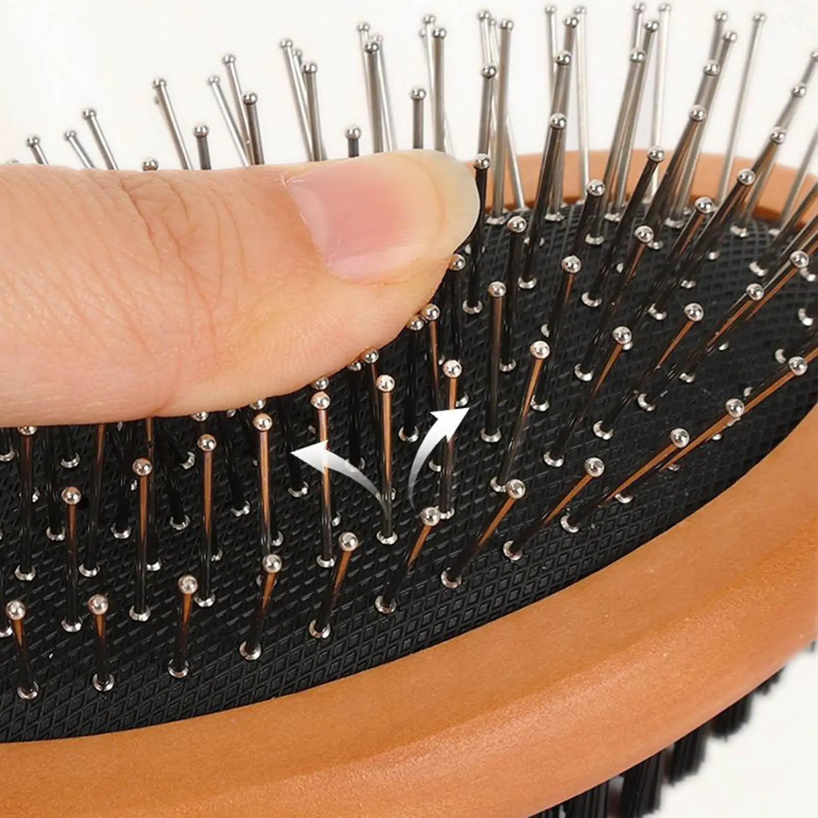 Double-Sided Pet Grooming Brush with Stainless Steel Pins and Bristles for Dogs and Cats