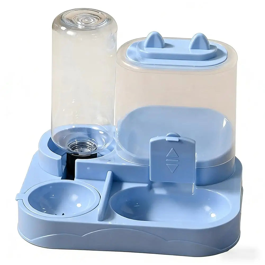 Automatic Cat Feeder & Water Dispenser All-in-One | Large Capacity Pet Food & Water Station for Cats & Small Dogs