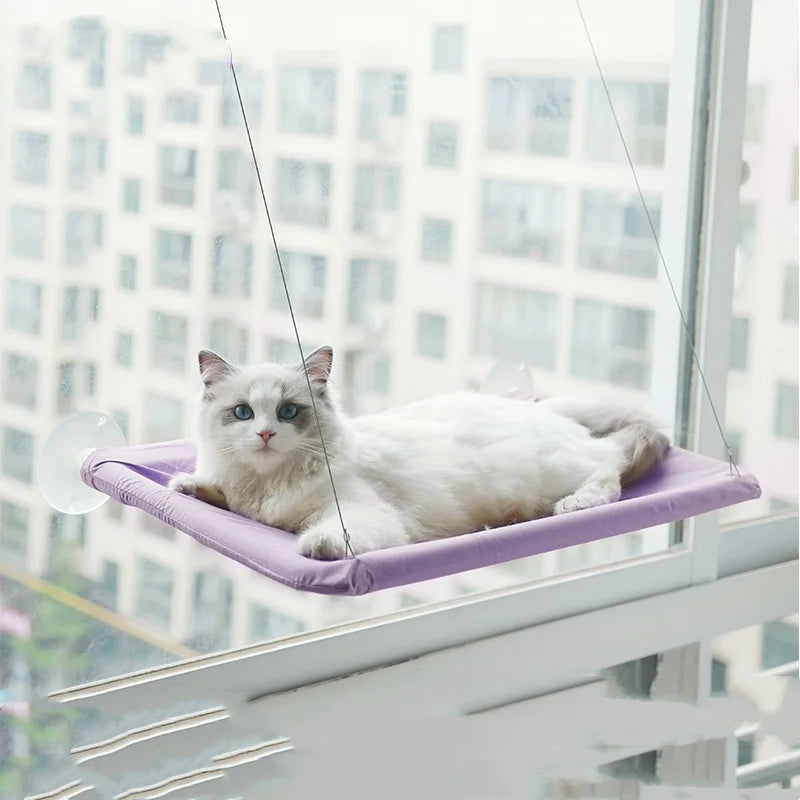 Window Cat Hammock Bed – Heavy Duty Hanging Window Perch for Cats Up to 20kg