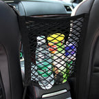 Pet Car Safety Barrier Mesh with Storage Pocket – Dog Back Seat Barrier Guard for Cars & SUVs