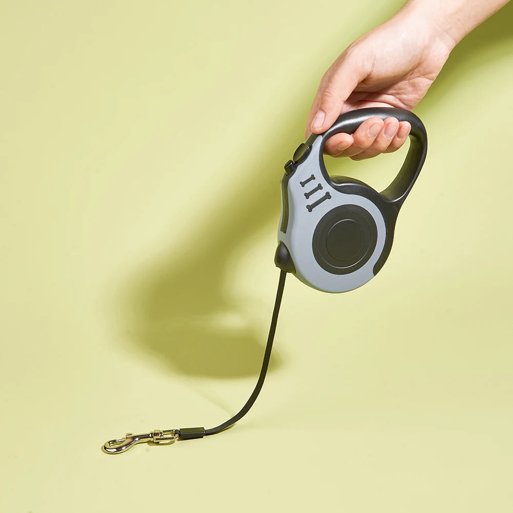 Retractable Dog Leash 3m/5m | Strong Nylon Automatic Lead for Small & Medium Dogs & Cats