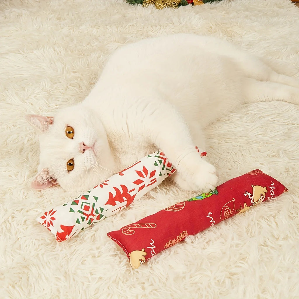 Interactive Plush Cat Teaser Stick - Durable Bite-Resistant Wand Toy