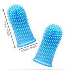 Dog & Cat Finger Toothbrush with Storage Case | Soft Silicone Pet Dental Brush