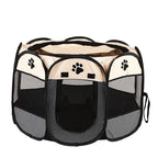 Portable Foldable Pet Playpen - Octagonal Fence Kennel Tent for Dogs & Cats
