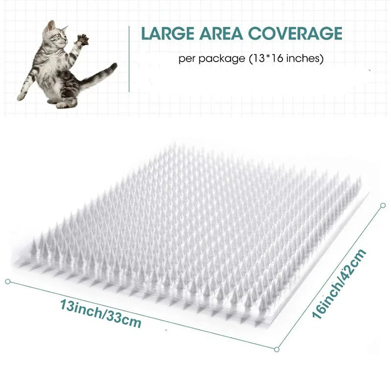 Pet Anti-Digging Spike Mat for Cats & Dogs – Humane Pet Repellent Barrier for Garden, Furniture & Outdoor Areas