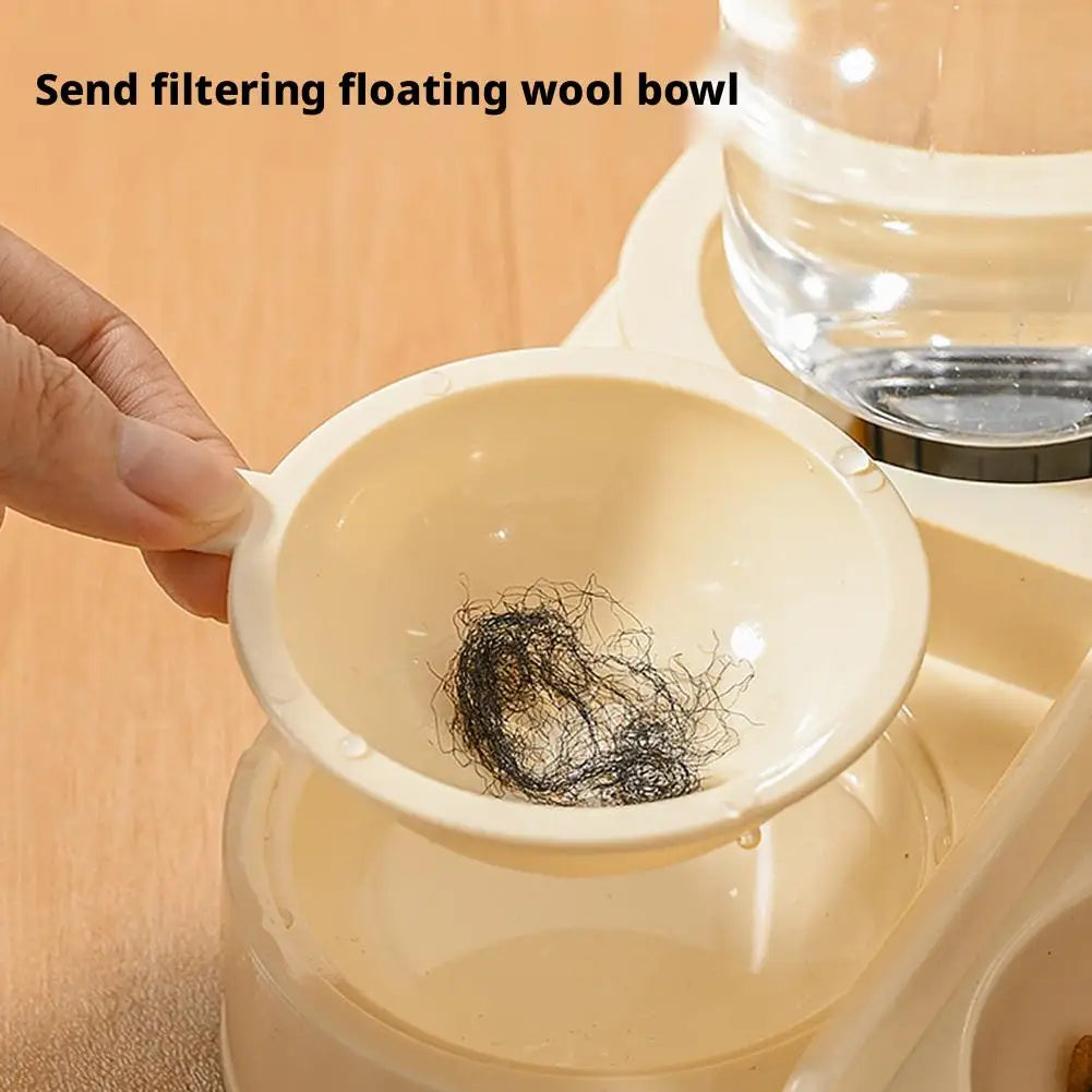 Automatic Cat Feeder & Water Dispenser All-in-One | Large Capacity Pet Food & Water Station for Cats & Small Dogs