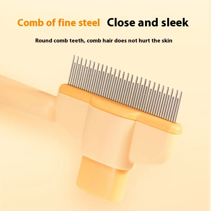 Dog Hair Remover Brush | Pet Grooming Comb for Cats & Dogs Long Hair Cleaning