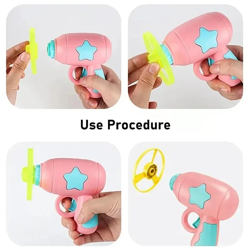 Interactive Flying Disc Cat Toy Launcher | Fun Chasing Training Toy for Kittens & Cats