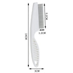 Stainless Steel Flea Comb for Dogs & Cats – Fine Tooth Pet Grooming & Hair Removal Comb