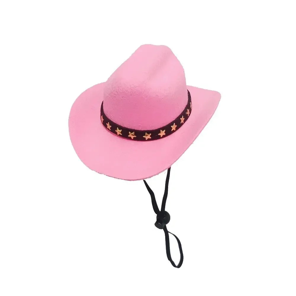 British Pet Dog Hat Star Cowboy Hat Pet Supplies Adjustable