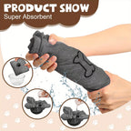 Quick Drying Microfiber Dog Towel | Super Absorbent Pet Bath Towel for Dogs & Cats