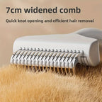 Pet Hair Removal Comb Curved Stainless Steel Teeth for Dogs