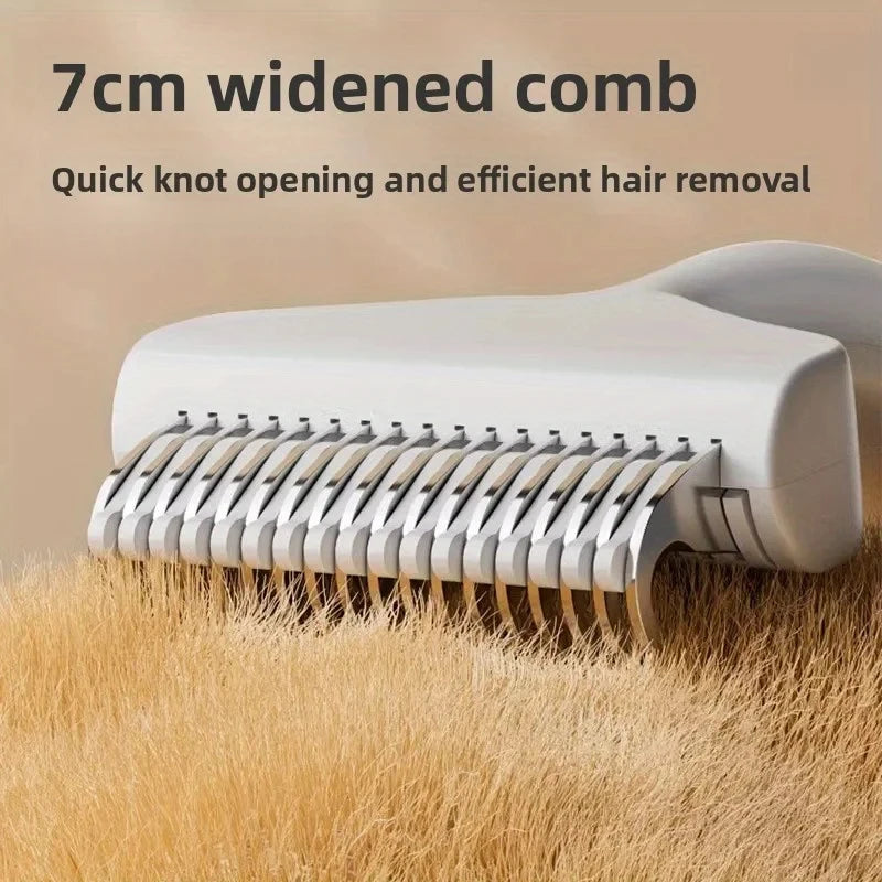 Pet Hair Removal Comb Curved Stainless Steel Teeth for Dogs