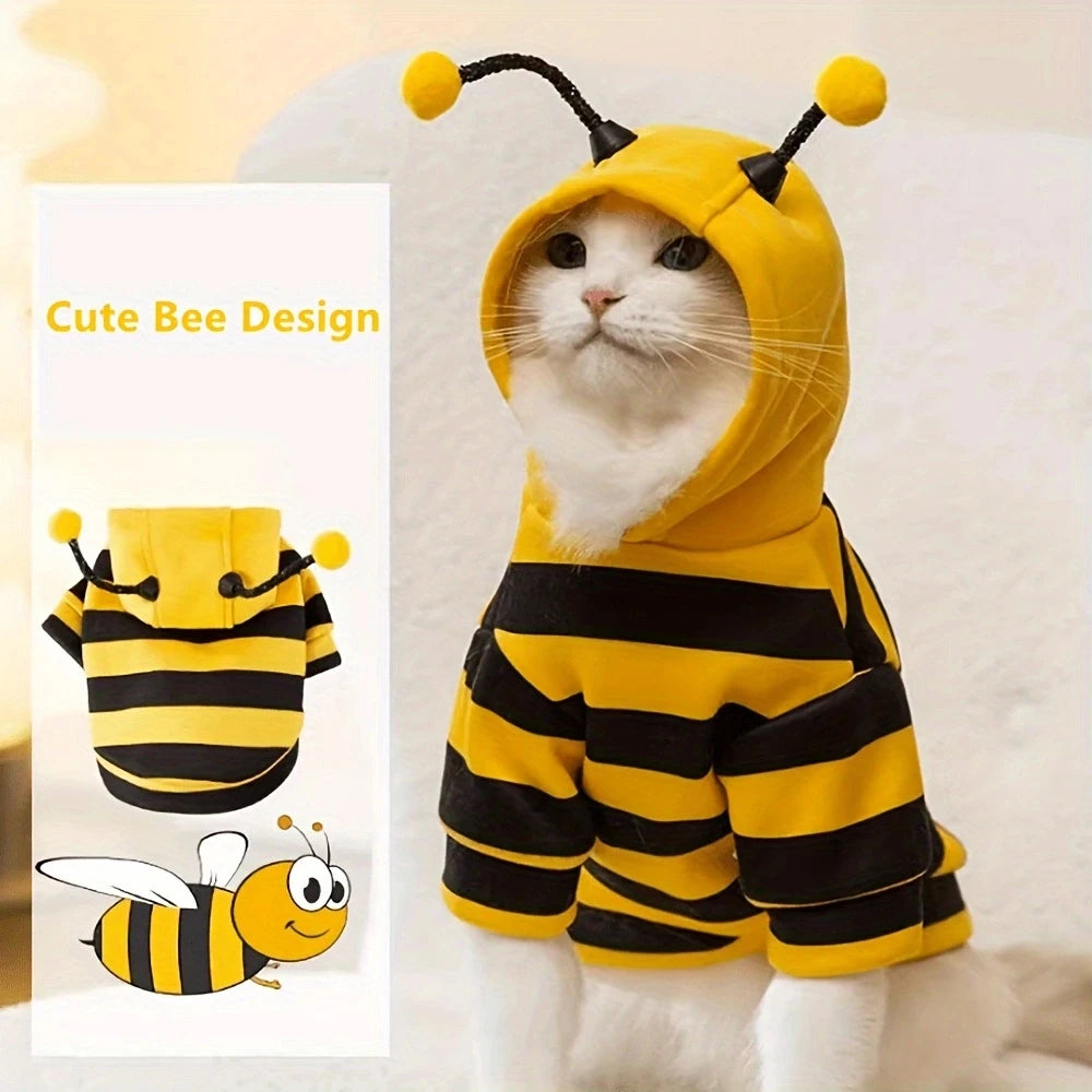 Bee Pet Costume Hoodie for Dogs & Cats