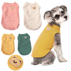 Breathable Pet Vest - Lightweight Polyester Shirt for Dogs & Cats