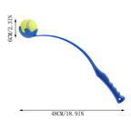 Interactive Dog Ball Launcher Throw Stick – Hands-Free Fetch Toy for Dogs