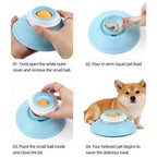Interactive Slow Feeder Lick Tray - Food Dispenser Enrichment Toy for Dogs & Cats