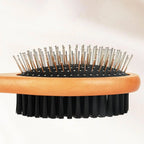 2-in-1 Double-Sided Pet Grooming Brush for Cats & Dogs