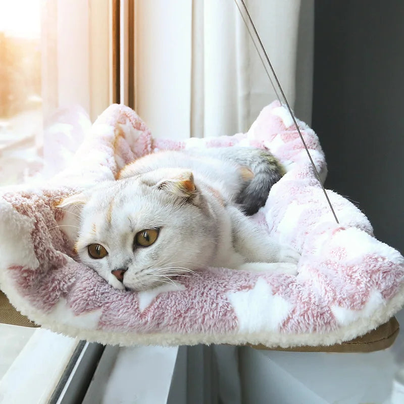 Window Cat Hammock Bed – Heavy Duty Hanging Window Perch for Cats Up to 20kg