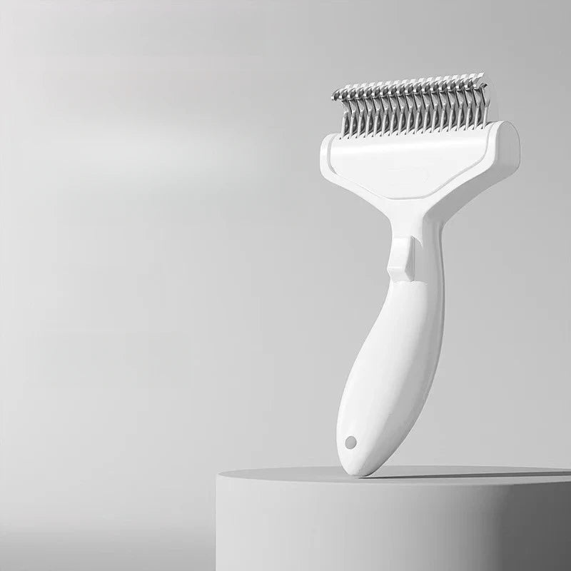Pet Hair Removal Comb Curved Stainless Steel Teeth for Dogs