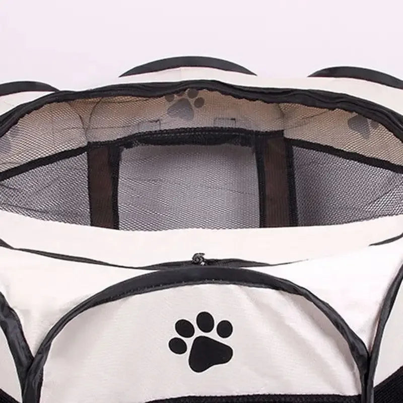 Portable Foldable Pet Playpen - Octagonal Fence Kennel Tent for Dogs & Cats