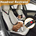 2 in 1 Solid Dog Harness Leash Pet Car Seat