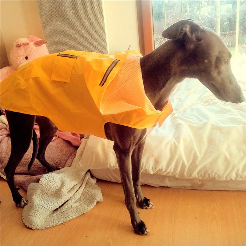 Dog Raincoat Waterproof Hoodie Jacket Rain Poncho Pet Rainwear Clothes