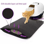 Double Layer Cat Litter Mat | Waterproof Non-Slip Litter Trapper Pad for Cleaner Floors