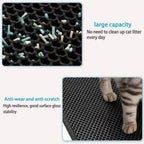 Double Layer Cat Litter Mat | Waterproof Non-Slip Litter Trapper Pad for Cleaner Floors