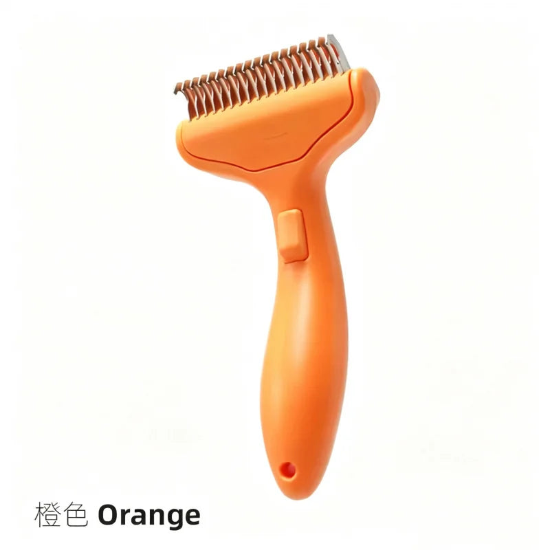 Pet Hair Removal Comb Curved Stainless Steel Teeth for Dogs