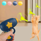 Interactive Flying Disc Cat Toy Launcher | Fun Chasing Training Toy for Kittens & Cats