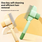 Dog Hair Remover Brush | Pet Grooming Comb for Cats & Dogs Long Hair Cleaning