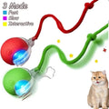 Rechargeable Interactive Rolling Cat Ball with Tail – Automatic Smart Cat Toy