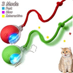 Rechargeable Interactive Rolling Cat Ball with Tail – Automatic Smart Cat Toy
