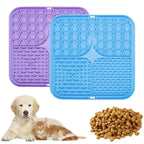 Silicone Dog Lick Mat Slow Feeder | Suction Bath Distraction & Training Mat for Dogs