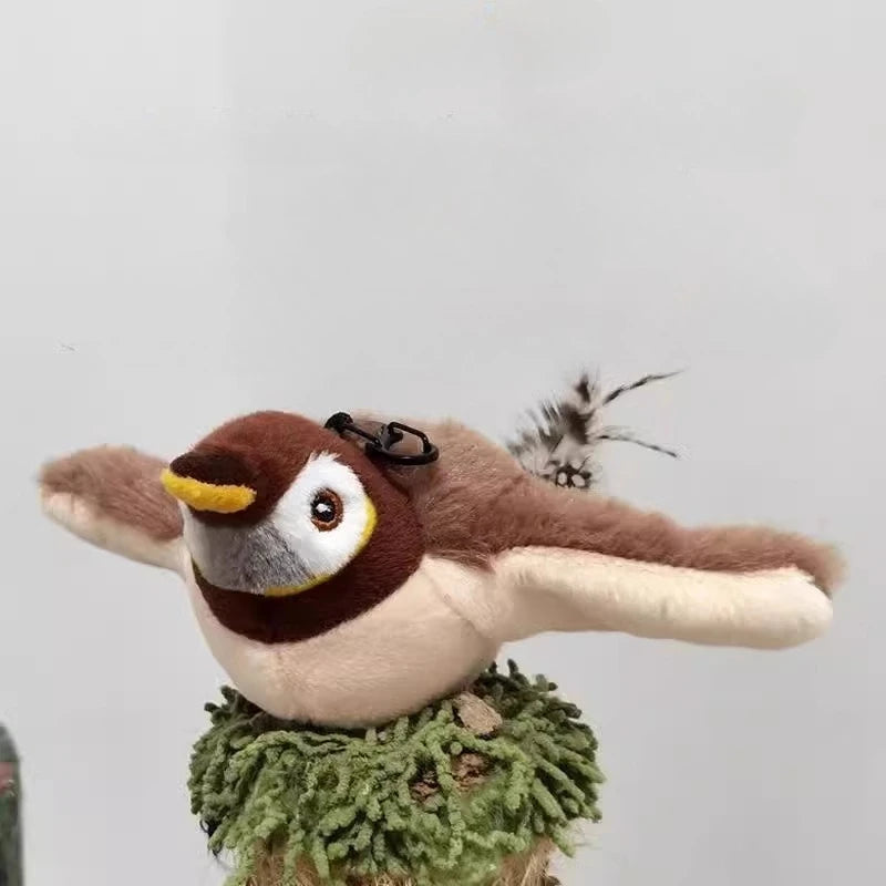 Electric Simulated Bird Cat Toy - Rechargeable Interactive Feather Kitten Toy with Catnip