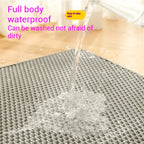 Large Cat Litter Mat 90x60cm | Waterproof Double Layer Litter Trapper Pad with Non-Slip Base