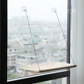 Cat Window Hanging Hammock Bed with Suction Cups | Space-Saving Pet Perch