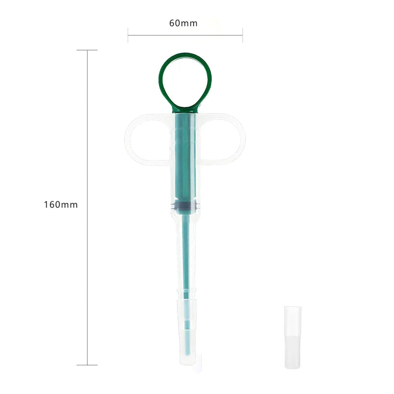 Pet Medicine Dispenser | Pill Feeder Tool for Cats & Dogs with Silicone Tip