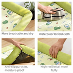 Square Cooling Dog Bed | Soft Breathable Pet Sleeping Mat for Dogs & Cats