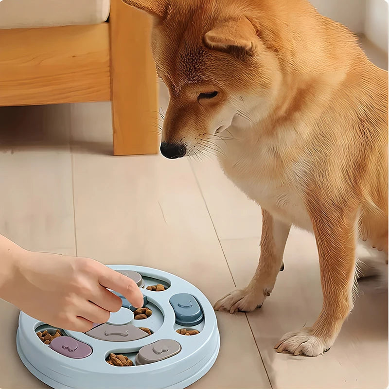 Interactive Slow Feeder Dog Toy | Educational Food Dispenser Puzzle Feeder for Puppies & Dogs
